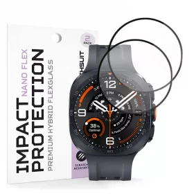   Techsuit - Nano Flex (2 pack) - Samsung Galaxy Watch Ultra 2 - Black