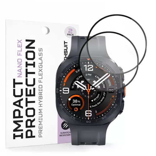 Techsuit - Nano Flex (2 pack) - Samsung Galaxy Watch Ultra 2 - Black
