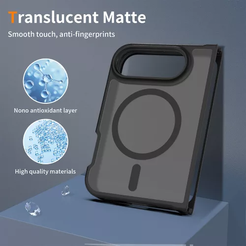 Techsuit - PureFrost MagSafe - iPhone Duo - Frosted Black