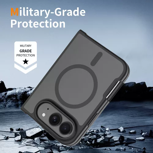 Techsuit - PureFrost MagSafe - iPhone Duo - Frosted Black