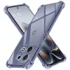 Techsuit - Shockproof Clear Silicone - Motorola Edge 70 Max - Átlátszó Fekete