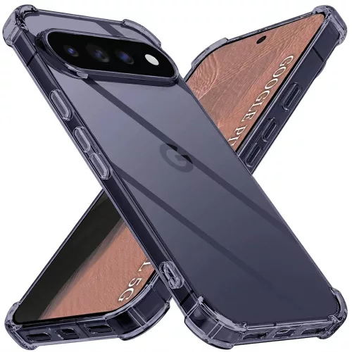 Techsuit - Shockproof Clear Silicone - Google Pixel 11 - Átlátszó Fekete