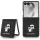 Karl Lagerfeld - Saffiano Karl&Choupette Metal Pin (KLHCZF8SAPKCNPK) - Samsung Galaxy Z Flip8 - Black