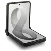 Karl Lagerfeld - Saffiano Karl&Choupette Metal Pin (KLHCZF8SAPKCNPK) - Samsung Galaxy Z Flip8 - Black