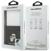 Karl Lagerfeld - Saffiano Karl&Choupette Metal Pin (KLHCZF8SAPKCNPK) - Samsung Galaxy Z Flip8 - Black