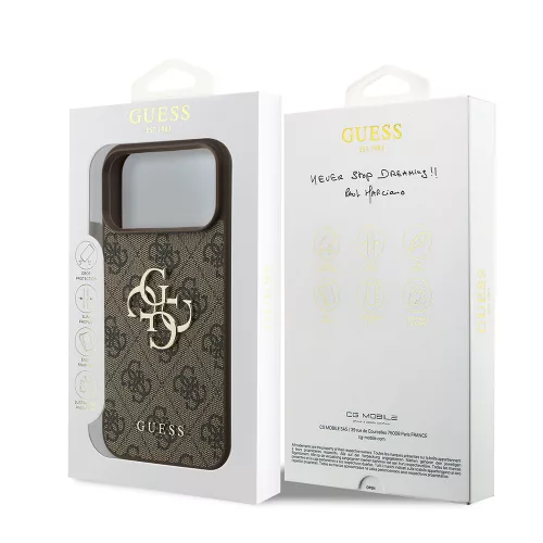 Guess - Hardcase 4G Big Logo (GUHCP18X4GMGBR) - iPhone 18 Pro Max / iPhone 17 Pro Max - Brown