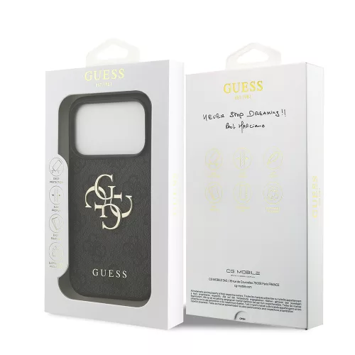 Guess - Hardcase 4G Big Logo (GUHCP18L4GMGGR) - iPhone 18 Pro / iPhone 17 Pro - Black