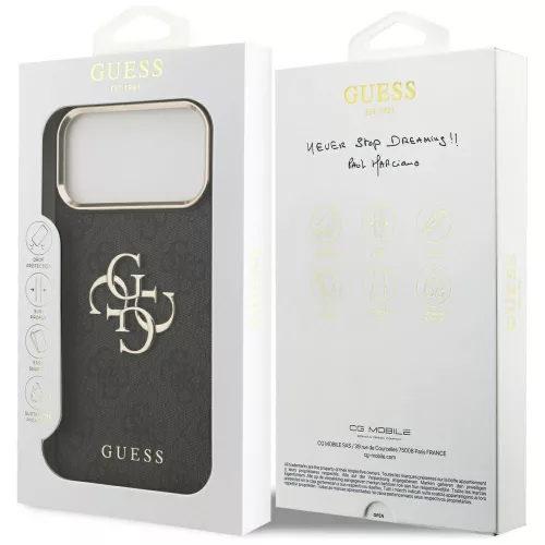 Guess - Hardcase 4G Big Classic Logo (GUHCP18X4GMGCGR) - iPhone 18 Pro Max / iPhone 17 Pro Max - Black