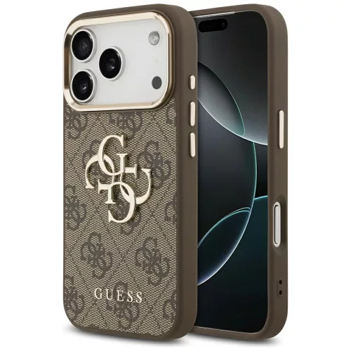 Guess - Hardcase 4G Big Classic Logo (GUHCP18X4GMGCBR) - iPhone 18 Pro Max / iPhone 17 Pro Max - Brown