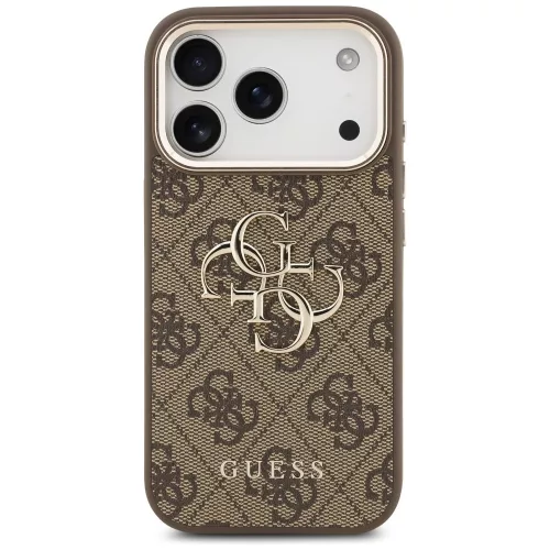Guess - Hardcase 4G Big Classic Logo (GUHCP18L4GMGCBR) - iPhone 18 Pro / iPhone 17 Pro - Brown