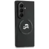 Karl Lagerfeld - Hardcase Leather Karl&Chaoupette Head Pin (KLHMZFD8PSMLRKCK) - Samsung Galaxy Z Fold8 Ultra - Black