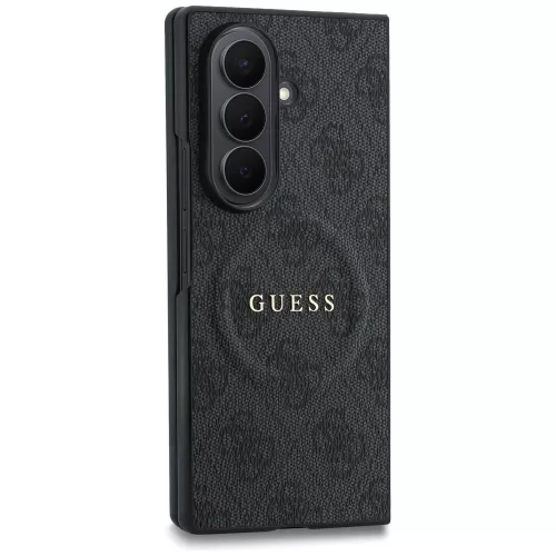 Guess - 4G Leather Classic MagSafe (GUHMZFD8P4MSEGCK) - Samsung Galaxy Z Fold8 Ultra - Black