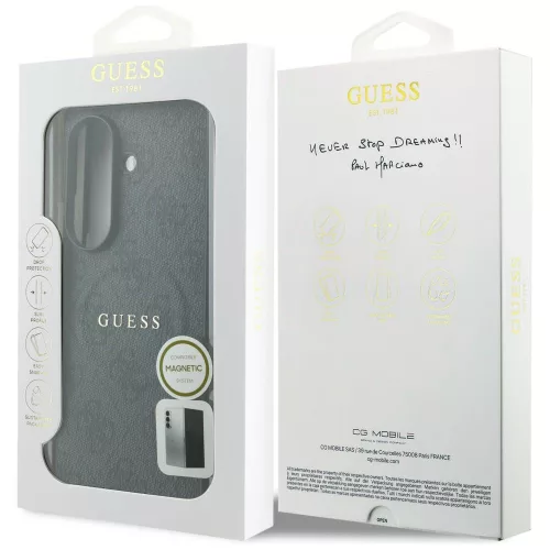 Guess - 4G Leather Classic MagSafe (GUHMZFD8P4MSEGCK) - Samsung Galaxy Z Fold8 Ultra - Black