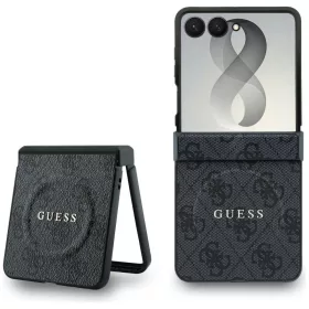   Guess - 4G Leather Classic MagSafe (GUHMZF8P4MSEGCK) - Samsung Galaxy Z Flip8 - Black