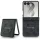 Guess - 4G Leather Classic MagSafe (GUHMZF8P4MSEGCK) - Samsung Galaxy Z Flip8 - Black