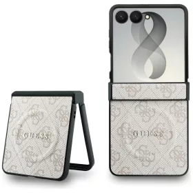   Guess - 4G Leather Classic MagSafe (GUHMZF8P4MSEGCP) - Samsung Galaxy Z Flip8 - Pink