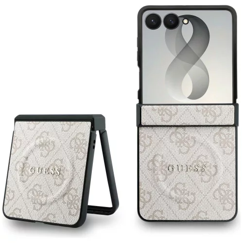 Guess - 4G Leather Classic MagSafe (GUHMZF8P4MSEGCP) - Samsung Galaxy Z Flip8 - Pink