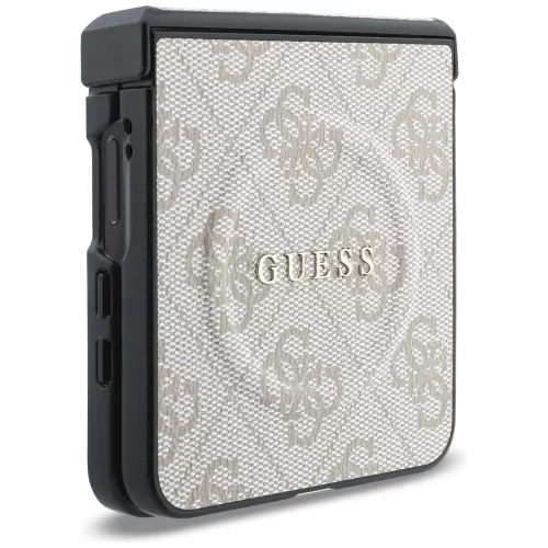 Guess - 4G Leather Classic MagSafe (GUHMZF8P4MSEGCP) - Samsung Galaxy Z Flip8 - Pink