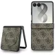 Guess - 4G Leather Classic MagSafe (GUHMZF8P4MSEGCW) - Samsung Galaxy Z Flip8 - Brown