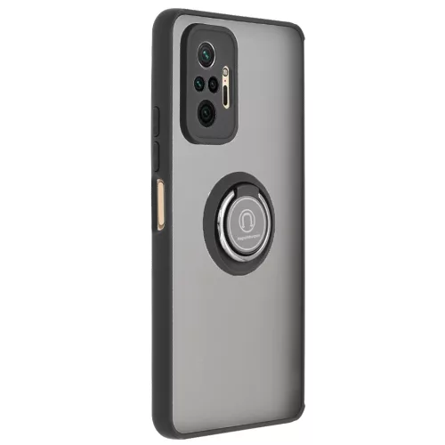 Techsuit - Glinth - Xiaomi Redmi Note 10 Pro / Note 10 Pro Max - Fekete