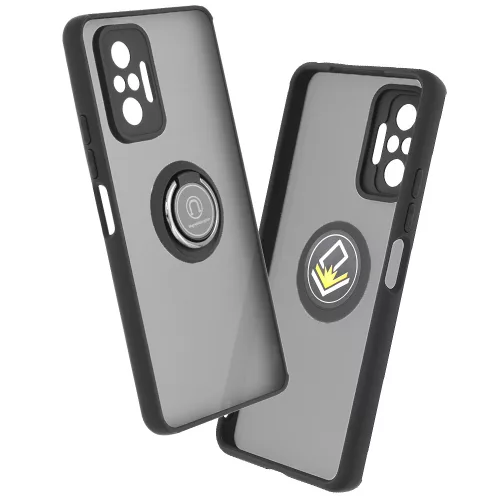 Techsuit - Glinth - Xiaomi Redmi Note 10 Pro / Note 10 Pro Max - Fekete