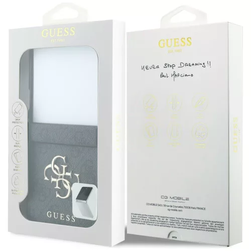 Guess - Hardcase 4G Big Logo (GUHCZF84GMGGR) - Samsung Galaxy Z Flip8 - Black