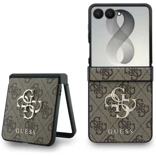 Guess - Hardcase 4G Big Logo (GUHCZF84GMGBR) - Samsung Galaxy Z Flip8 - Brown