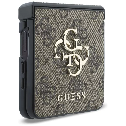 Guess - Hardcase 4G Big Logo (GUHCZF84GMGBR) - Samsung Galaxy Z Flip8 - Brown