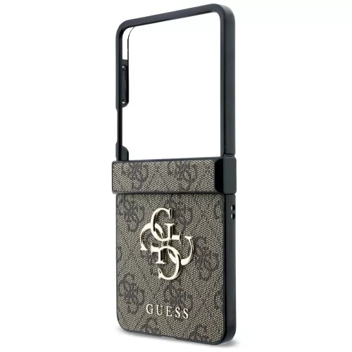 Guess - Hardcase 4G Big Logo (GUHCZF84GMGBR) - Samsung Galaxy Z Flip8 - Brown