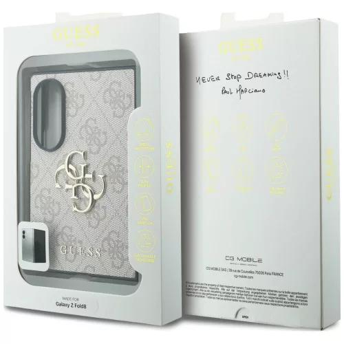 Guess - Hardcase 4G Big Logo (GUHCZFW84GMGPI) - Samsung Galaxy Z Fold8 - Pink