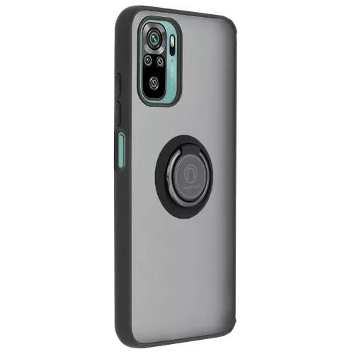 Techsuit - Glinth - Xiaomi Redmi Note 10 4G / Note 10S / Poco M5s - Fekete