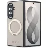 Guess - Ring Stand Grained Classic Logo MagSafe (GUHMZFD86PSGRSCLE) - Samsung Galaxy Z Fold8 Ultra - Beige