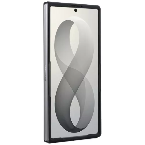 Guess - Ring Stand Grained Classic Logo MagSafe (GUHMZFD86PSGRSCLE) - Samsung Galaxy Z Fold8 Ultra - Beige
