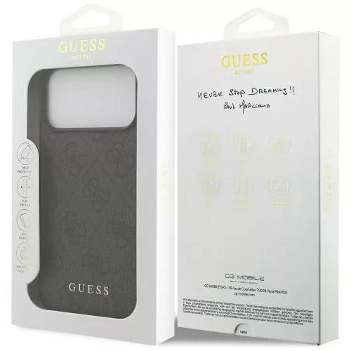 Guess - Hardcase 4G Classic Logo (GUHCP18LG4GFGR) - iPhone 18 Pro / iPhone 17 Pro - Black