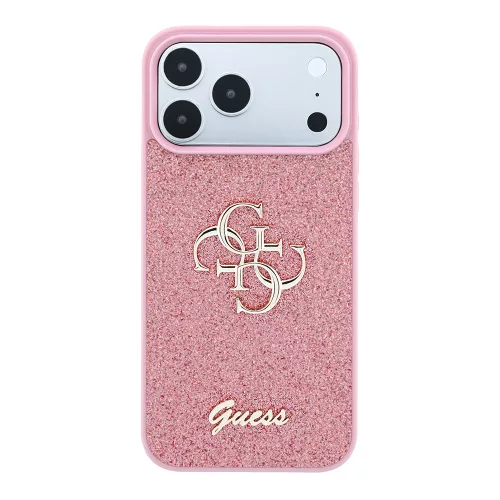 Guess - Fixed Glitter Big 4G (GUHCP18LHG4SGP)- iPhone 18 Pro / iPhone 17 Pro - Pink