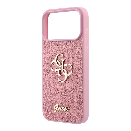 Guess - Fixed Glitter Big 4G (GUHCP18LHG4SGP)- iPhone 18 Pro / iPhone 17 Pro - Pink