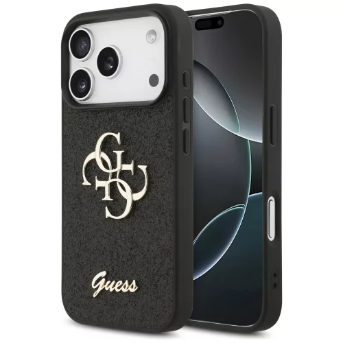 Guess - Fixed Glitter Big 4G (GUHCP18LHG4SGK) - iPhone 18 Pro Max / iPhone 17 Pro Max - Black