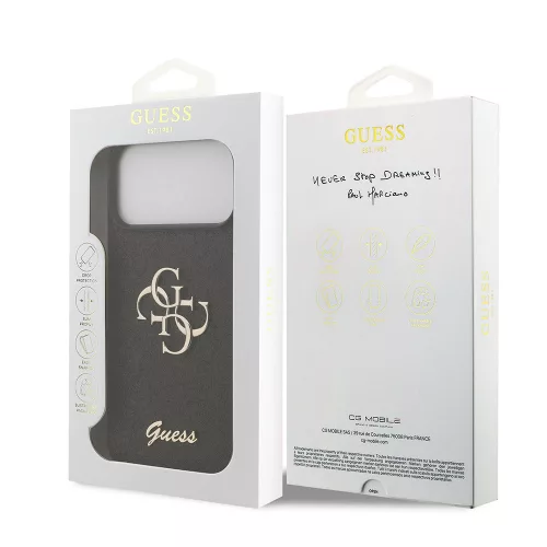 Guess - Fixed Glitter Big 4G (GUHCP18XHG4SGK) - iPhone 18 Pro / iPhone 17 Pro - Black