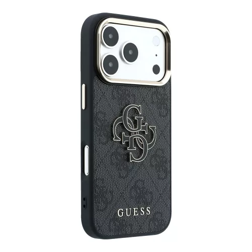 Guess - Hardcase 4G Big Resin Logo (GUHCP18X6P4SRMLK) - iPhone 18 Pro Max / iPhone 17 Pro Max - Black