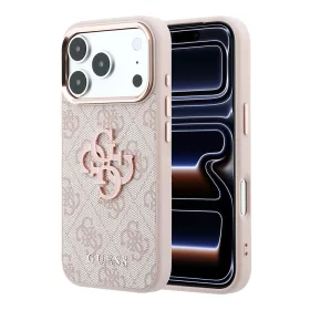   Guess - Hardcase 4G Big Resin Logo (GUHCP18L6P4SRMLP) - iPhone 18 Pro / iPhone 17 Pro - Pink