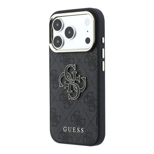 Guess - Hardcase 4G Big Resin Logo (GUHCP18L6P4SRMLK) - iPhone 18 Pro / iPhone 17 Pro - Black
