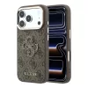 Guess - Hardcase 4G Big Resin Logo (GUHCP18L6P4SRMLW) - iPhone 18 Pro / iPhone 17 Pro - Brown