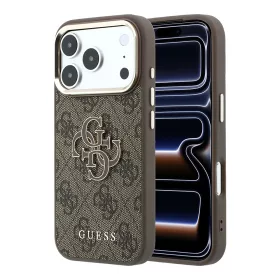   Guess - Hardcase 4G Big Resin Logo (GUHCP18L6P4SRMLW) - iPhone 18 Pro / iPhone 17 Pro - Brown