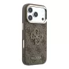 Guess - Hardcase 4G Big Resin Logo (GUHCP18L6P4SRMLW) - iPhone 18 Pro / iPhone 17 Pro - Brown