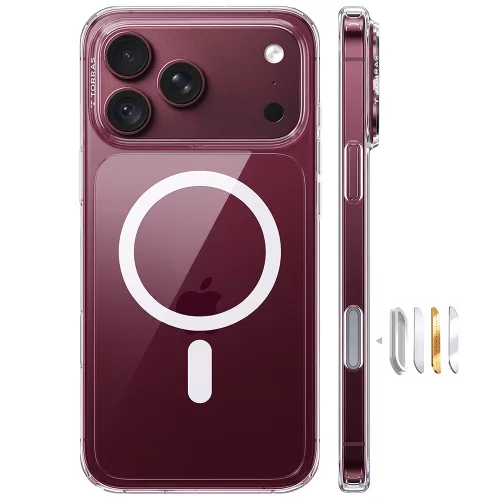 Torras - Guardian Magnetic Series - iPhone 18 Pro / iPhone 17 Pro - Clear