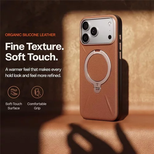 Torras - QPRO Leather Series - iPhone 18 Pro Max / iPhone 17 Pro Max - Brown