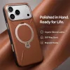 Torras - QPRO Leather Series - iPhone 18 Pro Max / iPhone 17 Pro Max - Brown