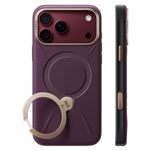 Torras - QPRO Leather Series - iPhone 18 Pro Max / iPhone 17 Pro Max - Purple