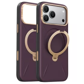   Torras - QPRO Leather Series - iPhone 18 Pro / iPhone 17 Pro - Purple