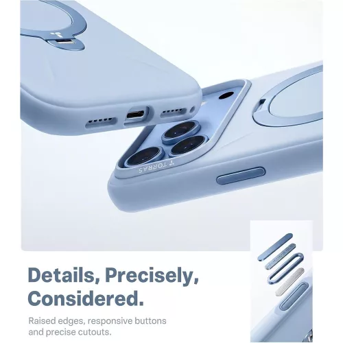 Torras - QPRO Silicone Series - iPhone 18 Pro Max / iPhone 17 Pro Max - Blue